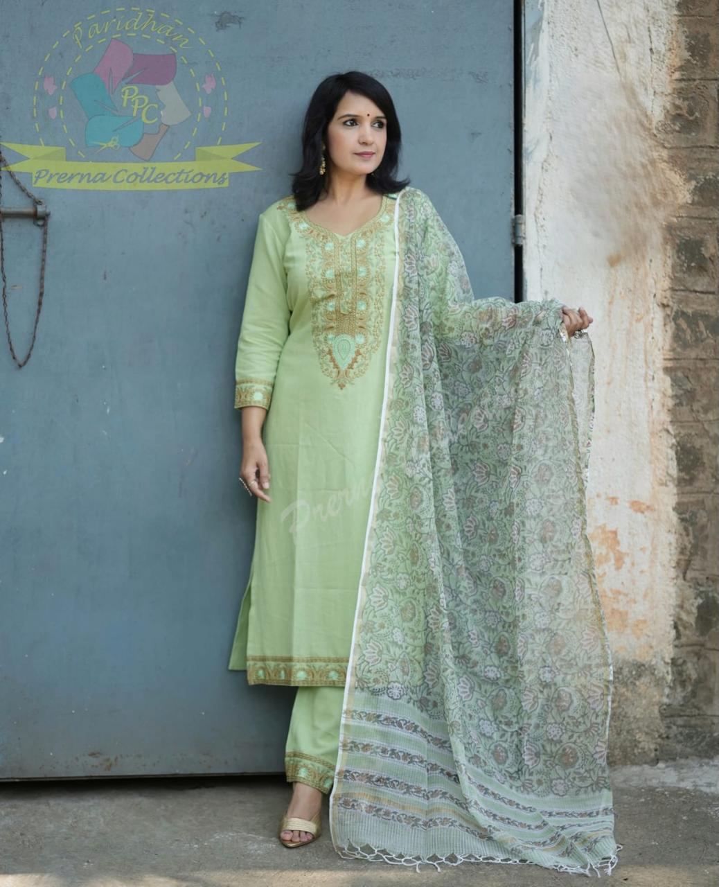 3pc Cotton suit
