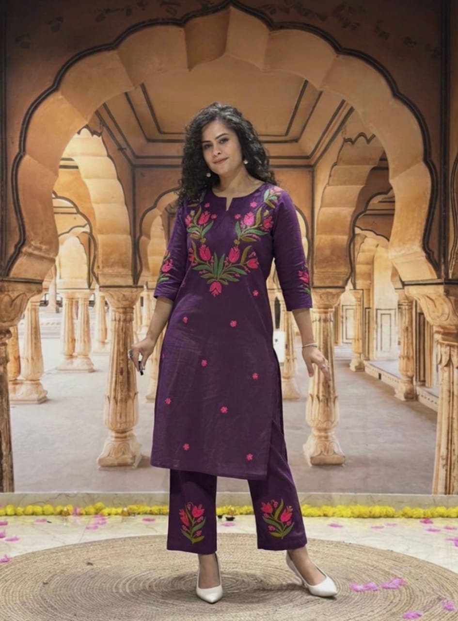 2pc cotton suit