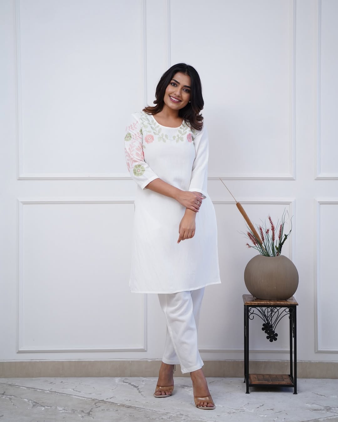 💃 💕💝🦋🥰 look  stylish and walk in comfort with our new Embroidered Cord Set Paired With Pant With Pocket perfect for your wardrobe ☺️ 🫶🏻💃