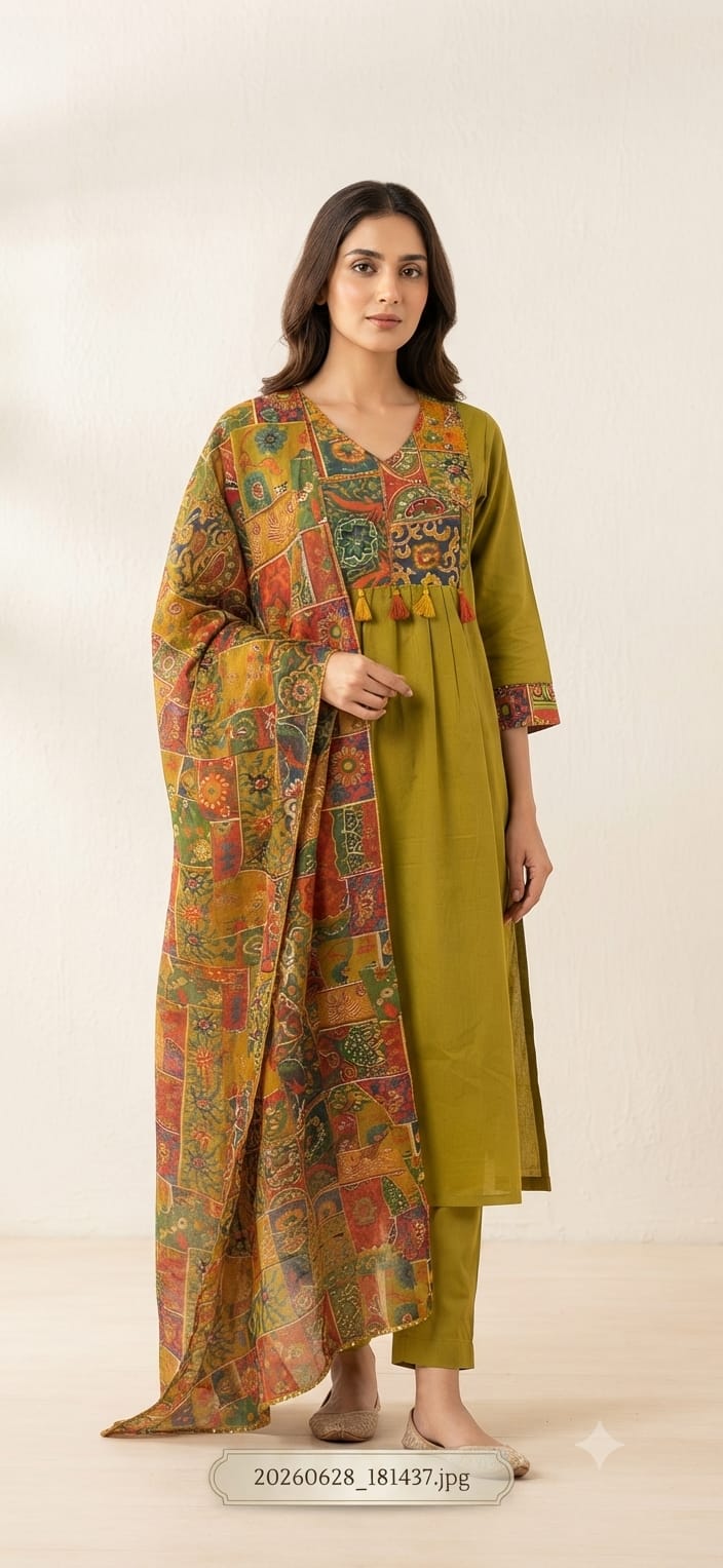 3PC Cotton suit