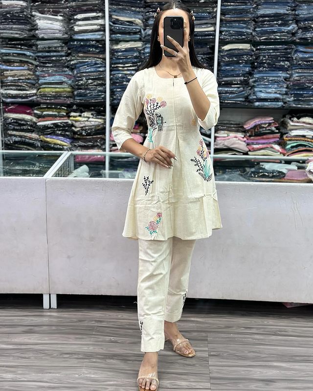 2pc cotton suit